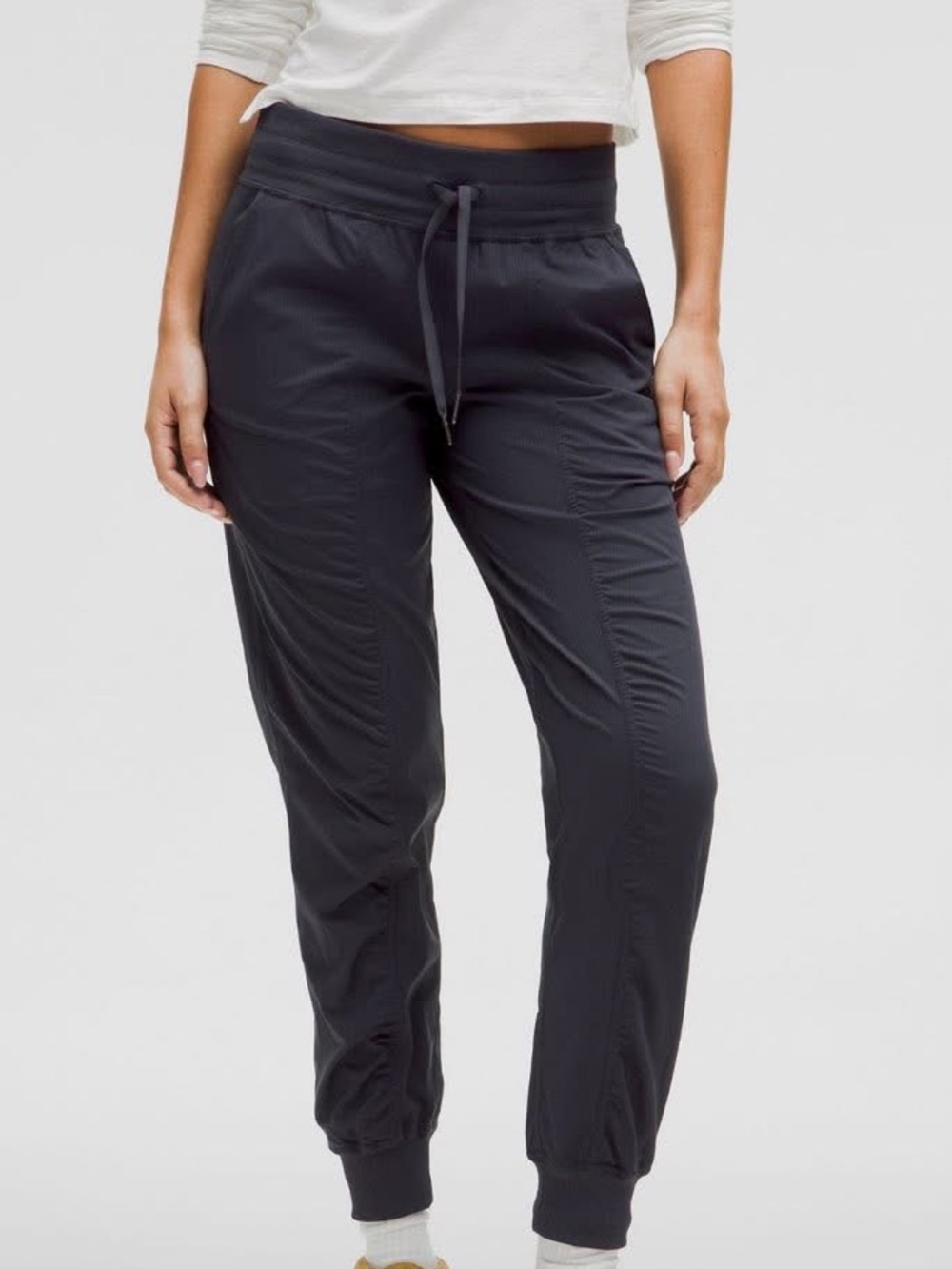 lululemon athletica Charcoal Drawstring Jogger Pants